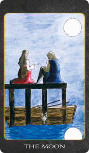 The Moon from The Tarot House Deck
