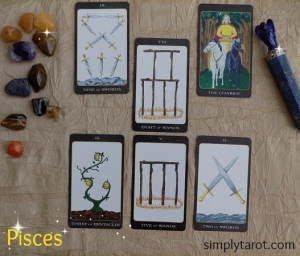 Tarotscope for Pisces from Simply Tarot
