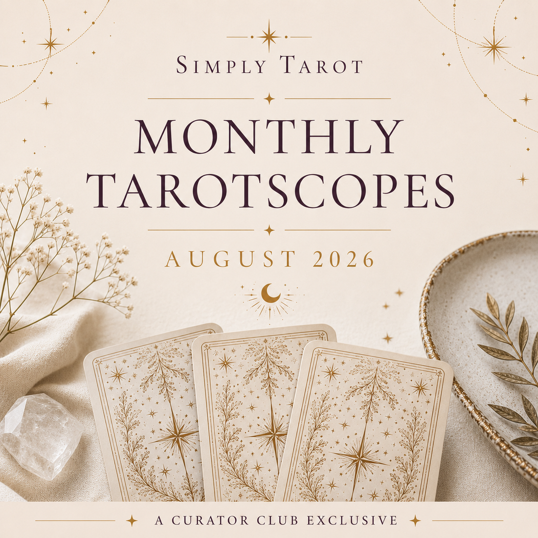 August 2026 Simply Tarotscope