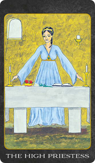 Resultado de imagem para the high priestess tarot card