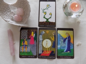 Cards from The Tarot House Deck