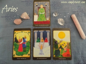 Cards from The Tarot House Deck