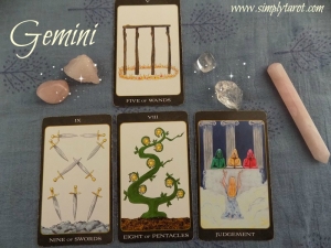 Cards from The Tarot House Deck