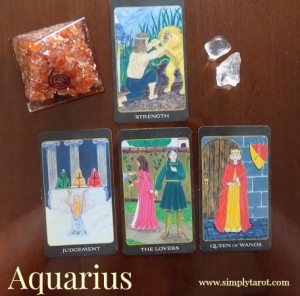 Aquarius tarotscope from Simply Tarot