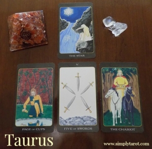 Taurus Tarotscope from Simply Tarot