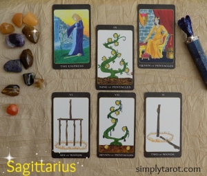 Tarotscope for Sagittarius from Simply tarot