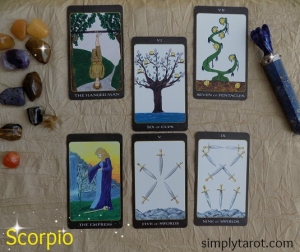Tarotscope for Scorpio from Simply Tarot