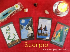 Scorpio tarotscope from simplytarot.com