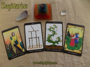 Sagittarius Tarotscope from simplytarot.com