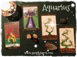 Aquarius tarotscope from simplytarot.com