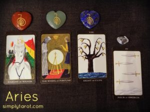 Aries tarotscope from simplytarot.com