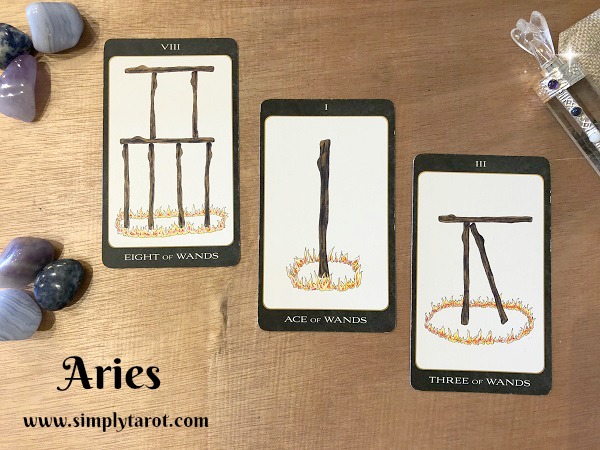 Aries tarotscope from simplytarot.com