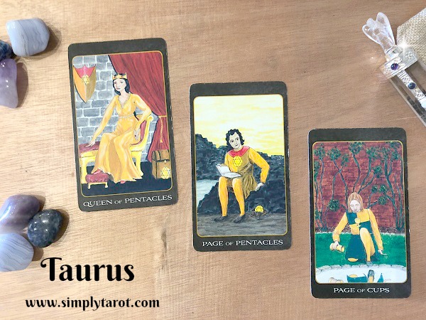 Taurus tarotscope from simplytarot.com