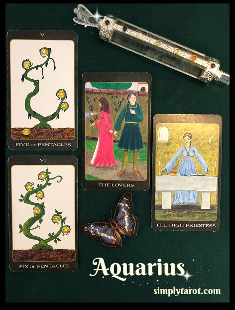 Aquarius tarotscope from simplytarot.com