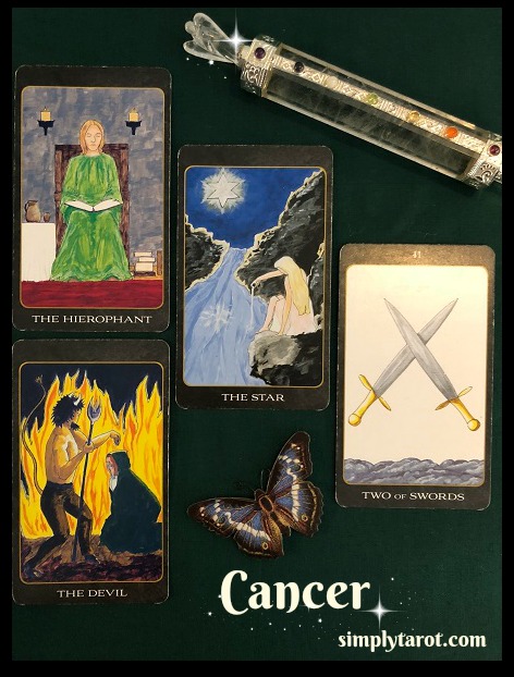 Cancer tarotscope from simplytarot.com