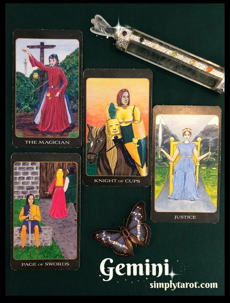 Gemini tarotscope from simplytarot.com