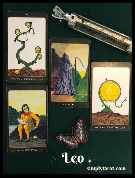 Leo tarotscope from simplytarot.com