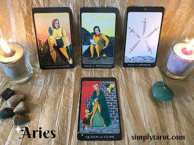 Aries tarotscope from simplytarot.com