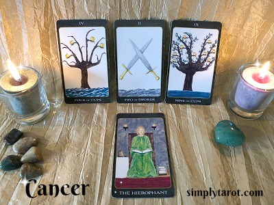 Cancer tarotscope from simplytarot.com