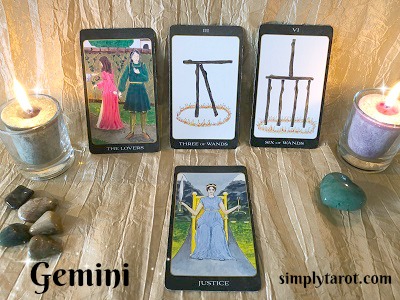 Gemini tarotscope from simplytarot.com