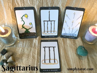 Sagittarius tarotscope from simplytarot.com