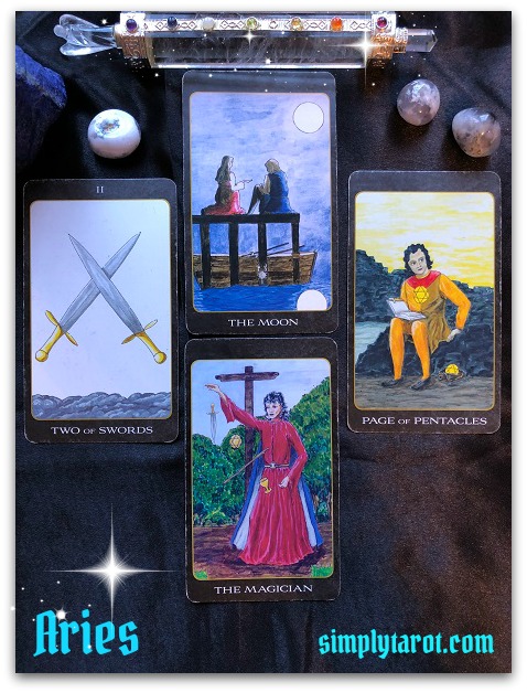 tarotscope for Aries from simplytarot.com