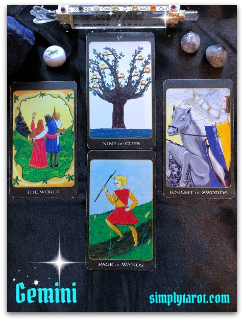 Gemini tarotscope from simplytarot.com