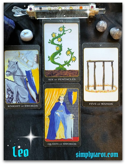 Tarotscope for Leo from simplytarot.com