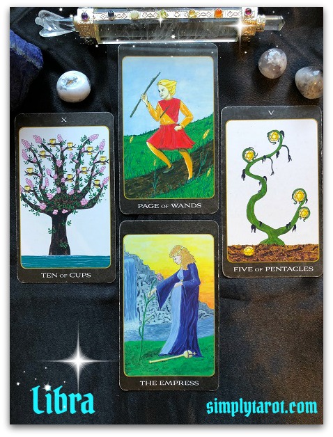 Tarotscope for Libra from simplytarot.com